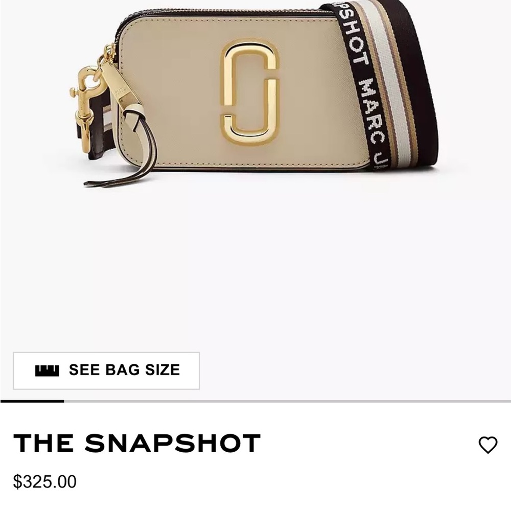 Marc Jacobs White and Silver Crossbody Bag - Picture 3 of 4